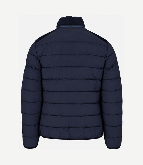 Jas padded Oxford donkerblauw