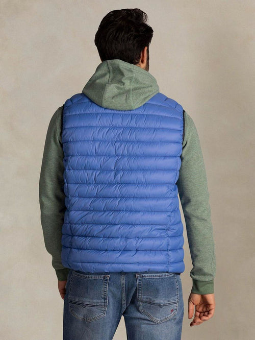 Bodywarmer puffer blauw