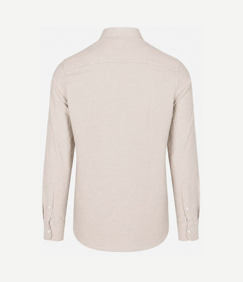 Overhemd bd barn twill zand