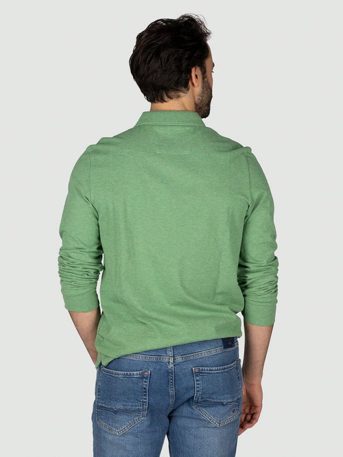 NZA longsleeve polo marshall classic army | Regular-fit