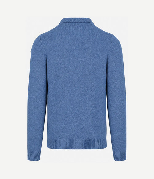 Trui dobson wool blend blue
