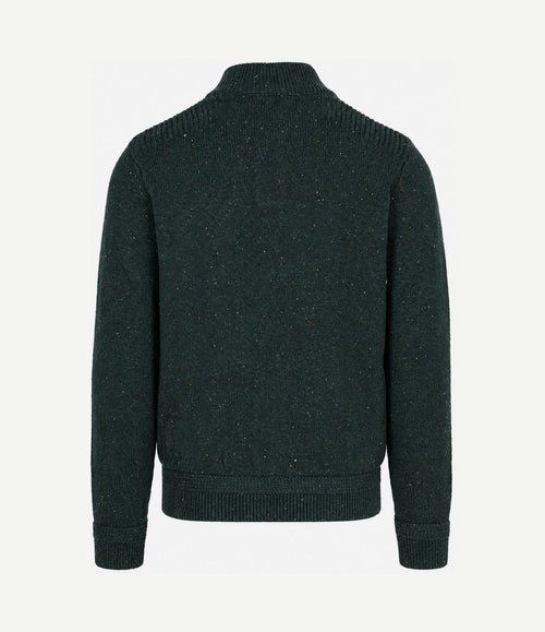Pullover mocker eltham knit melange dark hunter