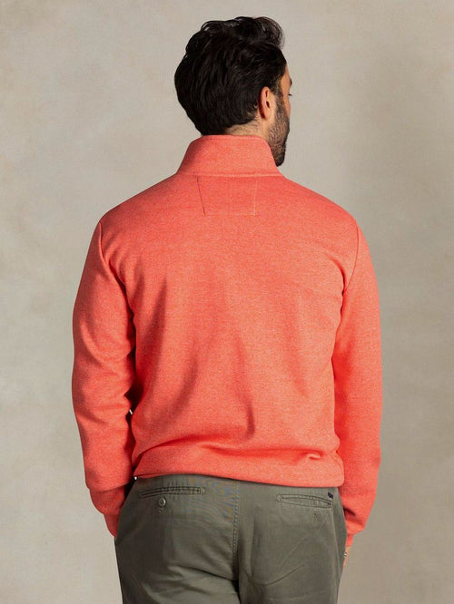 Half-zip mokau oranje