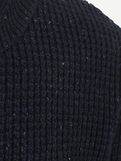 Vest wolmix dominick donkerblauw
