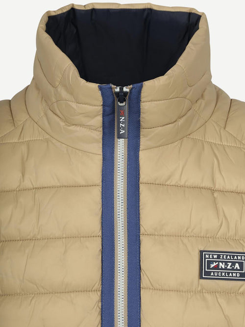 Bodywarmer puffer beige