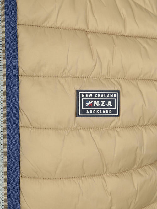 Bodywarmer puffer beige