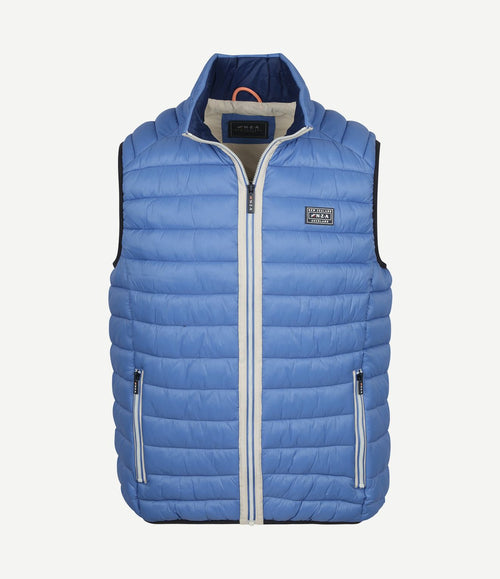 Bodywarmer puffer blauw
