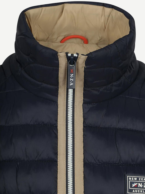 Bodywarmer puffer donkerblauw