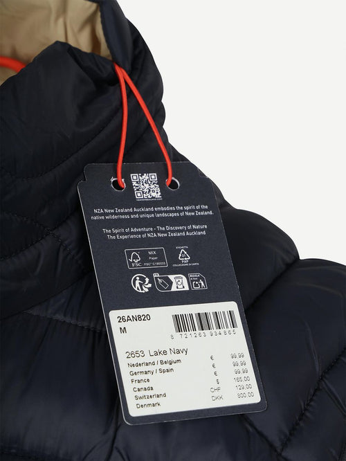Bodywarmer puffer donkerblauw