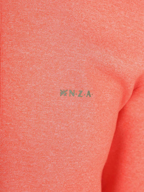 Half-zip mokau oranje