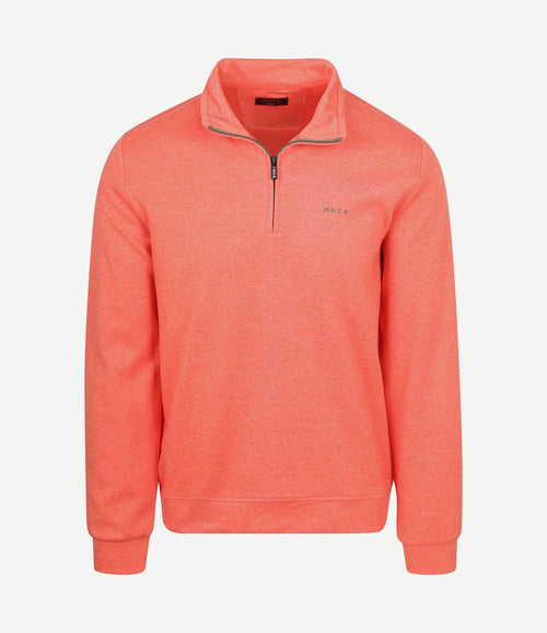 Half-zip mokau oranje