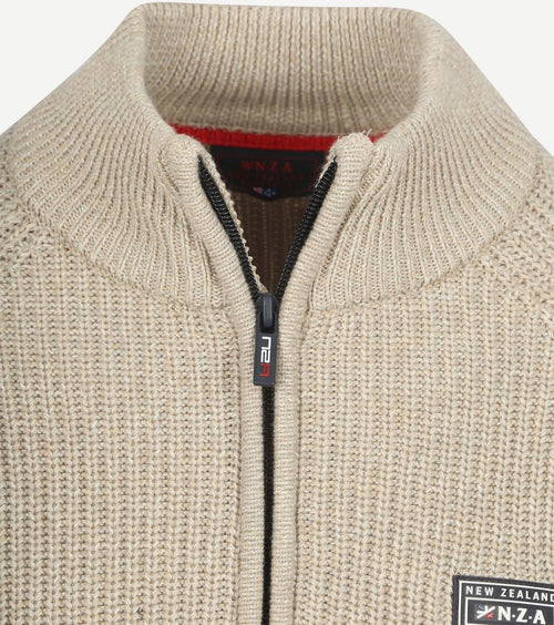 NZA halve rits trui drake ecru | Regular-fit
