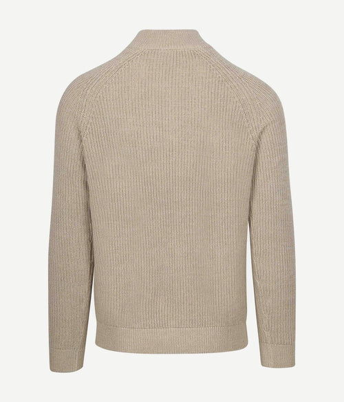 NZA halve rits trui drake ecru | Regular-fit