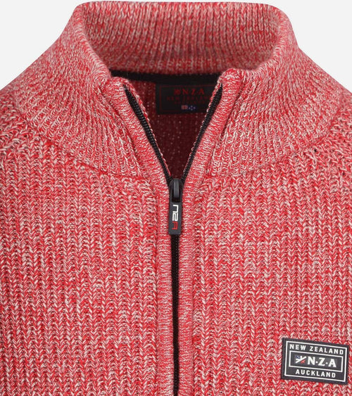 NZA halve rits trui drake rood | Regular-fit