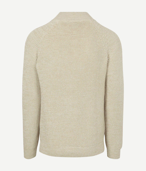 NZA halve rits trui drake warm beige | Regular-fit