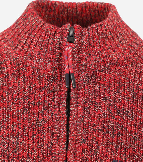 NZA halve rits trui ngamuwahine rood | Regular-fit