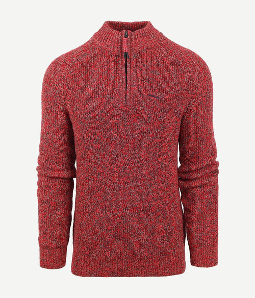 NZA halve rits trui ngamuwahine rood | Regular-fit