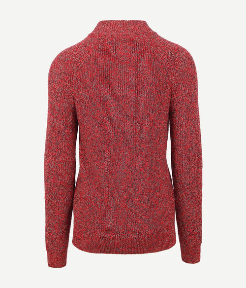 NZA halve rits trui ngamuwahine rood | Regular-fit