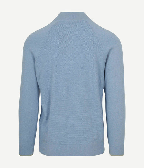 NZA halve rits trui ralph lichtblauw | Regular-fit