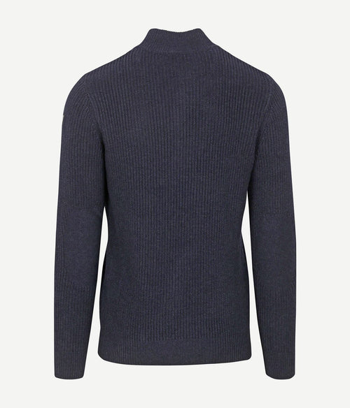 NZA halve rits trui ryder donkerblauw | Regular-fit