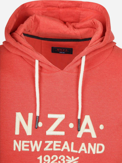 Hoodie french rib garment washed red