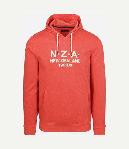 Hoodie french rib garment washed red