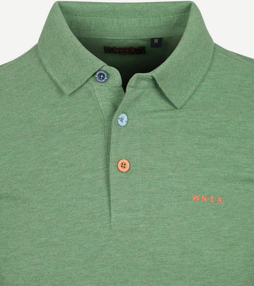 NZA longsleeve polo marshall classic army | Regular-fit
