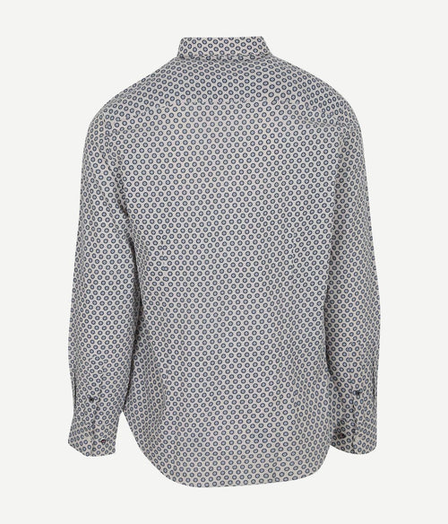 NZA overhemd jaden linnen blend blauw | Regular-fit