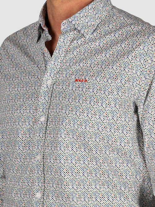NZA overhemd kayson print multicolour | Regular-fit