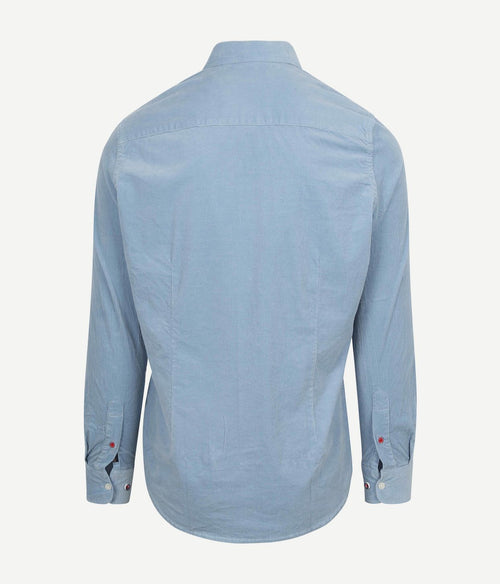 NZA overhemd omar fine corduroy lichtblauw | Regular-fit