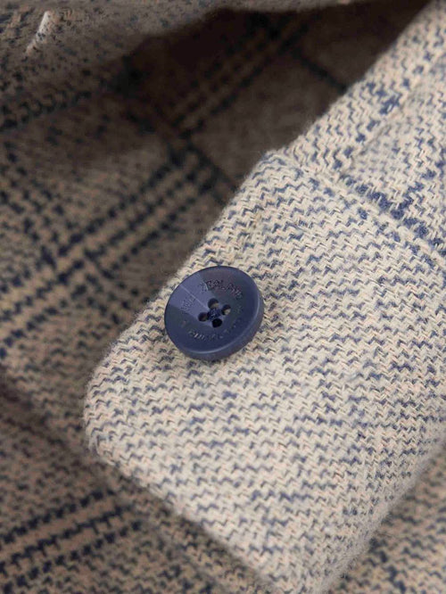 Overshirt atlas tenax check blauw