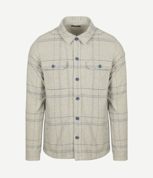 Overshirt atlas tenax check blauw