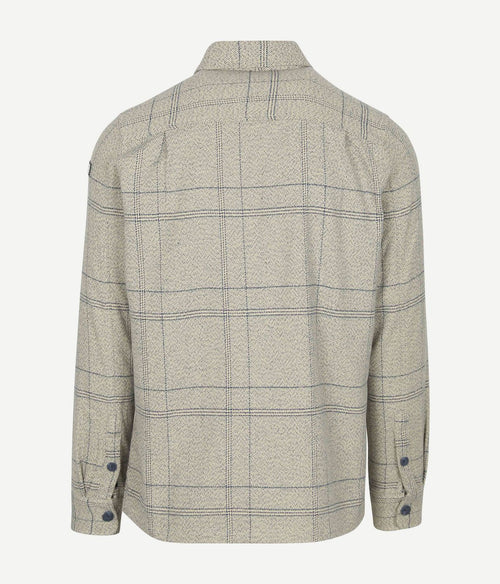 NZA overshirt atlas tenax check blauw | Regular-fit