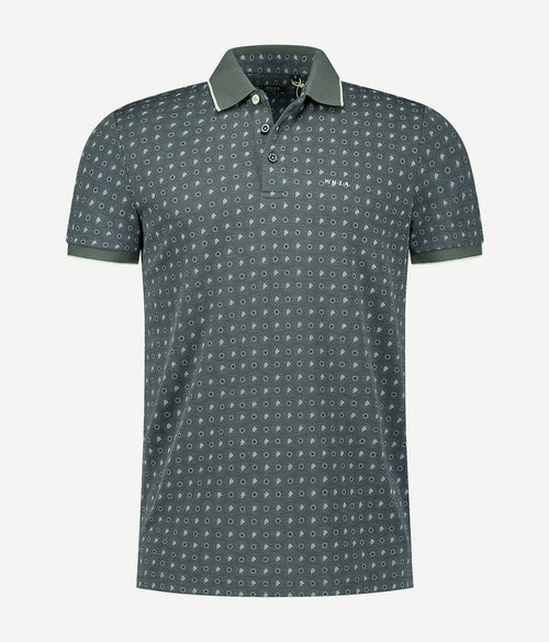 NZA polo ari forest green