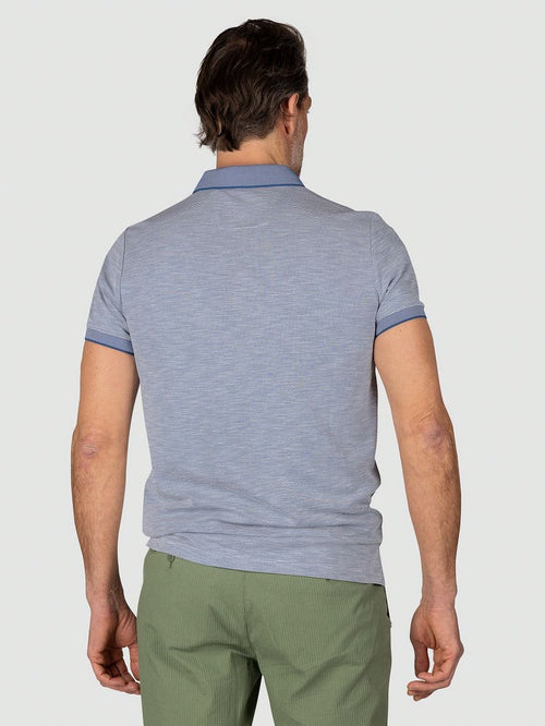 NZA polo corbin blauw | Regular-fit