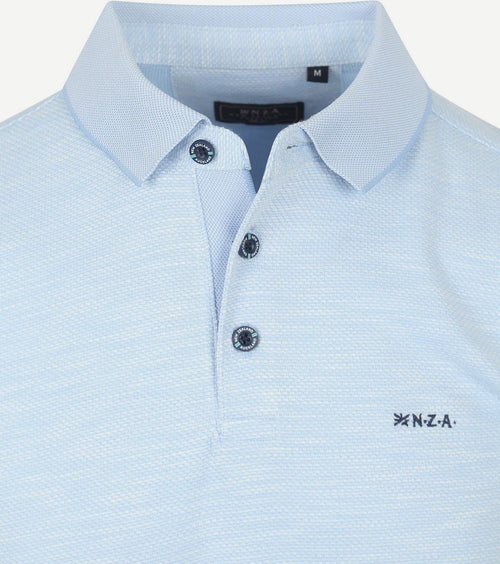 NZA polo corbin lichtblauw | Regular-fit