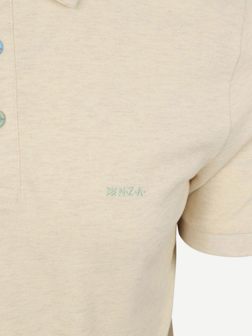 Polo hawera melange ecru