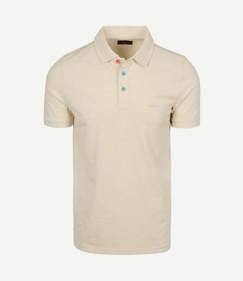 Polo hawera melange ecru