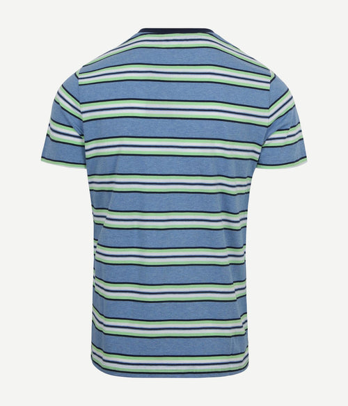 NZA t-shirt hawkers strepen blauw