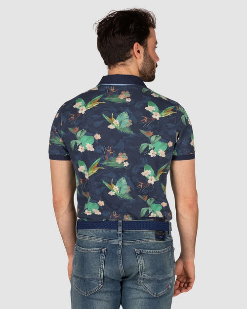 NZA polo nivalus donkerblauw | Regular-fit