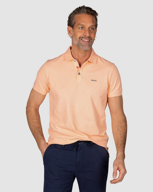 NZA polo peter apricot orange | Regular-fit