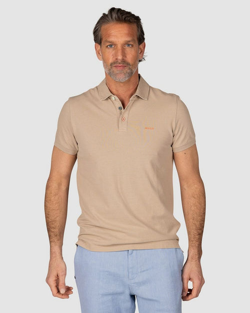 NZA polo peter dessert sand | Regular-fit