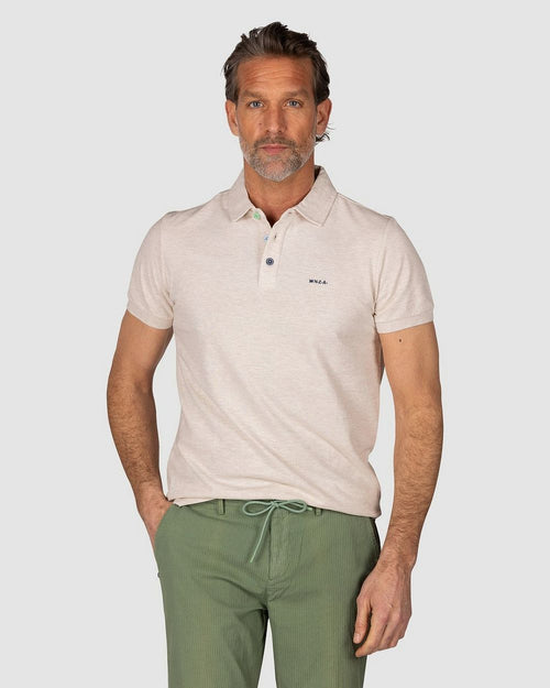 NZA polo peter light cream | Regular-fit