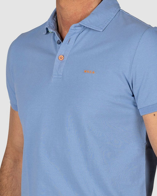 NZA polo peter pacific blue | Regular-fit