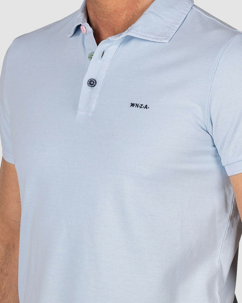NZA polo peter pastel blue | Regular-fit
