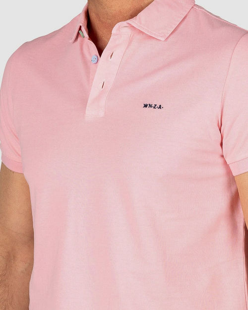 NZA polo peter pastel pink | Regular-fit