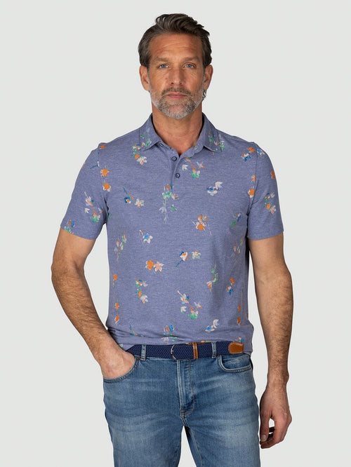 NZA polo russell dusk donkerblauw | Regular-fit
