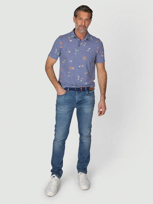 NZA polo russell dusk donkerblauw | Regular-fit