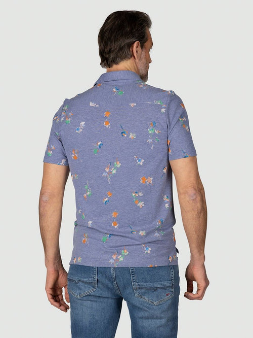 NZA polo russell dusk donkerblauw | Regular-fit