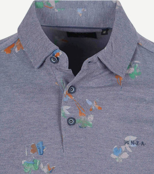 NZA polo russell dusk donkerblauw | Regular-fit